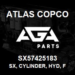 SX57425183 Atlas Copco SX, CYLINDER, HYD, FEED | AGA Parts