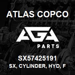 SX57425191 Atlas Copco SX, CYLINDER, HYD, FEED | AGA Parts