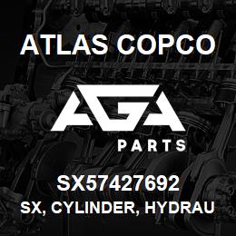 SX57427692 Atlas Copco SX, CYLINDER, HYDRAULIC | AGA Parts