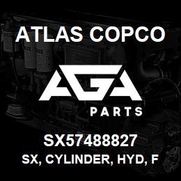 SX57488827 Atlas Copco SX, CYLINDER, HYD, FEED | AGA Parts