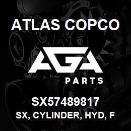 SX57489817 Atlas Copco SX, CYLINDER, HYD, FEED | AGA Parts