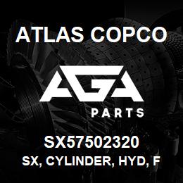 SX57502320 Atlas Copco SX, CYLINDER, HYD, FEED | AGA Parts