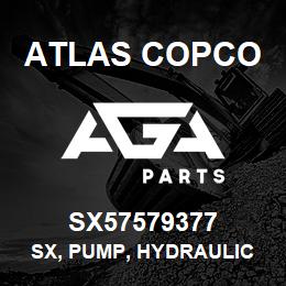 SX57579377 Atlas Copco SX, PUMP, HYDRAULIC DMP | AGA Parts