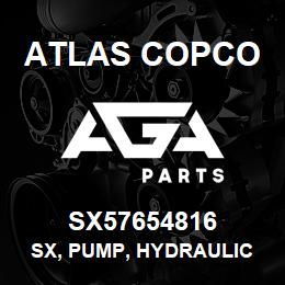 SX57654816 Atlas Copco SX, PUMP, HYDRAULIC | AGA Parts