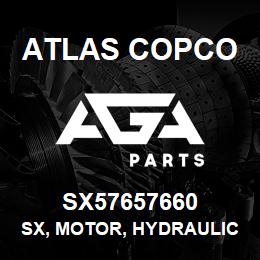 SX57657660 Atlas Copco SX, MOTOR, HYDRAULIC FAN | AGA Parts