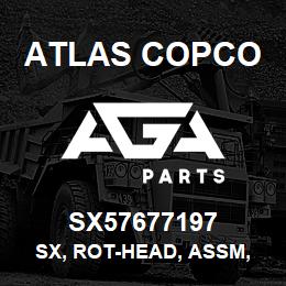 SX57677197 Atlas Copco SX, ROT-HEAD, ASSM, 4" ROD | AGA Parts