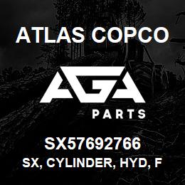 SX57692766 Atlas Copco SX, CYLINDER, HYD, FEED | AGA Parts