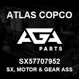 SX57707952 Atlas Copco SX, MOTOR & GEAR ASSY | AGA Parts