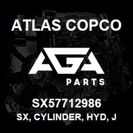 SX57712986 Atlas Copco SX, CYLINDER, HYD, JACK | AGA Parts