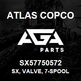 SX57750572 Atlas Copco SX, VALVE, 7-SPOOL | AGA Parts