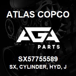 SX57755589 Atlas Copco SX, CYLINDER, HYD, JACK | AGA Parts