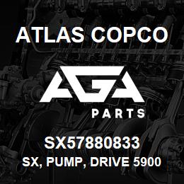 SX57880833 Atlas Copco SX, PUMP, DRIVE 59000 | AGA Parts