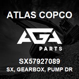 SX57927089 Atlas Copco SX, GEARBOX, PUMP DRIVE | AGA Parts