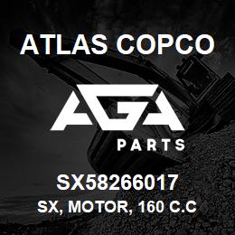 SX58266017 Atlas Copco SX, MOTOR, 160 C.C | AGA Parts