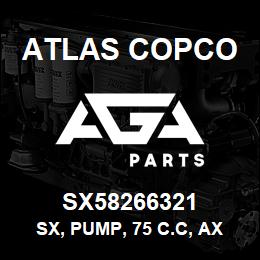 SX58266321 Atlas Copco SX, PUMP, 75 C.C, AXIAL PIS | AGA Parts