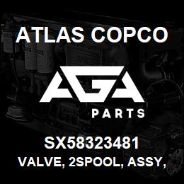 SX58323481 Atlas Copco VALVE, 2SPOOL, ASSY, PARKER | AGA Parts