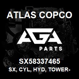 SX58337465 Atlas Copco SX, CYL, HYD, TOWER-RAISE | AGA Parts