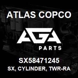 SX58471245 Atlas Copco SX, CYLINDER, TWR-RAISE | AGA Parts