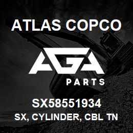 SX58551934 Atlas Copco SX, CYLINDER, CBL TNSN, PV311 | AGA Parts