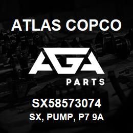 SX58573074 Atlas Copco SX, PUMP, P7 9A | AGA Parts