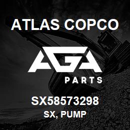 SX58573298 Atlas Copco SX, PUMP | AGA Parts