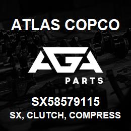 SX58579115 Atlas Copco SX, CLUTCH, COMPRESSOR, ASSY | AGA Parts