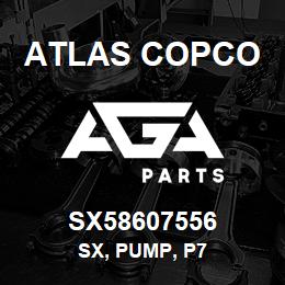 SX58607556 Atlas Copco SX, PUMP, P7 | AGA Parts