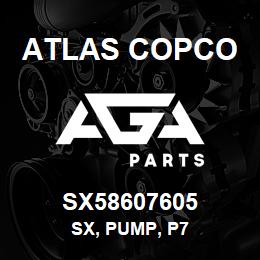 SX58607605 Atlas Copco SX, PUMP, P7 | AGA Parts