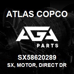 SX58620289 Atlas Copco SX, MOTOR, DIRECT DRIVE | AGA Parts