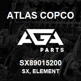 SX89015200 Atlas Copco SX, ELEMENT | AGA Parts