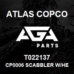 T022137 Atlas Copco CP0006 SCABBLER W/HEADGRIP | AGA Parts