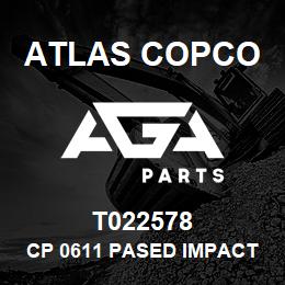 T022578 Atlas Copco CP 0611 PASED IMPACT WRENCH | AGA Parts