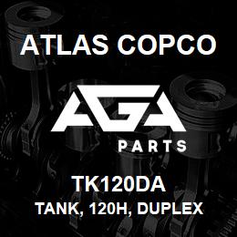 TK120DA Atlas Copco TANK, 120H, DUPLEX | AGA Parts