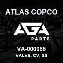 VA-000055 Atlas Copco VALVE, CV, SS | AGA Parts