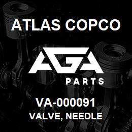 VA-000091 Atlas Copco VALVE, NEEDLE | AGA Parts