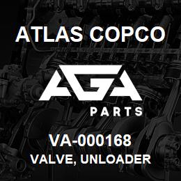 VA-000168 Atlas Copco VALVE, UNLOADER | AGA Parts