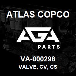 VA-000298 Atlas Copco VALVE, CV, CS | AGA Parts