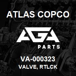 VA-000323 Atlas Copco VALVE, RTLCK | AGA Parts