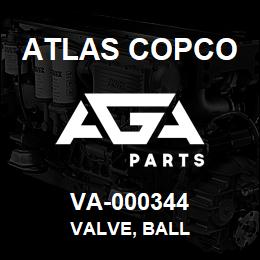 VA-000344 Atlas Copco VALVE, BALL | AGA Parts