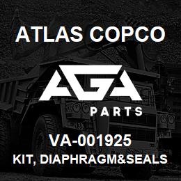 VA-001925 Atlas Copco KIT, DIAPHRAGM&SEALS | AGA Parts