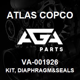 VA-001926 Atlas Copco KIT, DIAPHRAGM&SEALS | AGA Parts