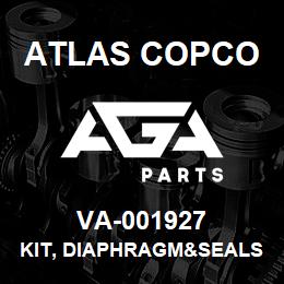 VA-001927 Atlas Copco KIT, DIAPHRAGM&SEALS | AGA Parts