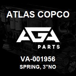 VA-001956 Atlas Copco SPRING, 3"NO | AGA Parts