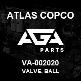 VA-002020 Atlas Copco VALVE, BALL | AGA Parts