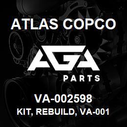 VA-002598 Atlas Copco KIT, REBUILD, VA-001980 | AGA Parts