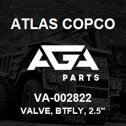 VA-002822 Atlas Copco VALVE, BTFLY, 2.5" | AGA Parts