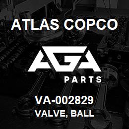VA-002829 Atlas Copco VALVE, BALL | AGA Parts
