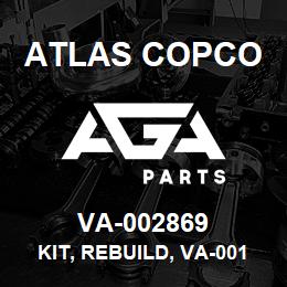 VA-002869 Atlas Copco KIT, REBUILD, VA-001851 | AGA Parts