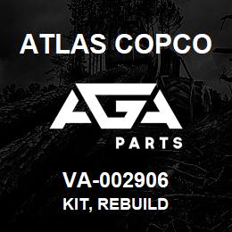 VA-002906 Atlas Copco KIT, REBUILD | AGA Parts