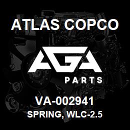 VA-002941 Atlas Copco SPRING, WLC-2.5 | AGA Parts